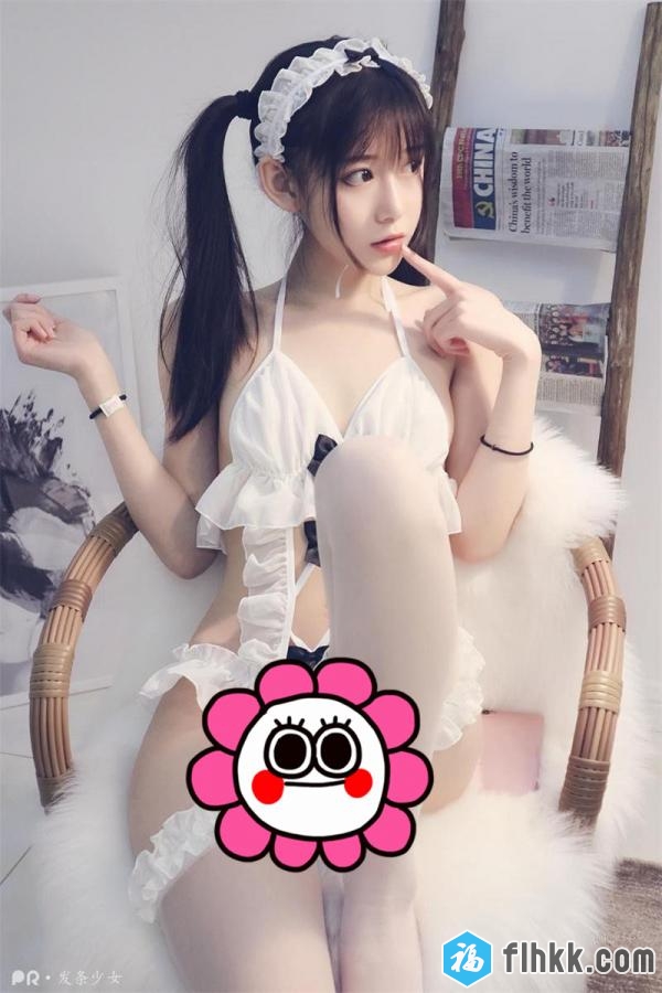 高颜值大长腿网红发条少女VIP内部福利-当我的主人吧白丝女仆诱惑2V28P-福利好好看