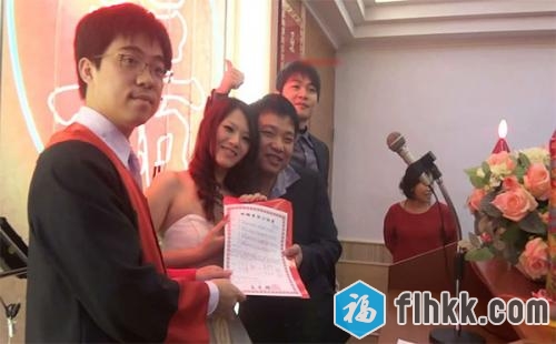 台湾新婚夫妻结婚典礼视频和洞房啪啪啪视频流出新娘长相一般贵在真实-福利岛