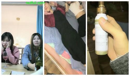 套路两个工厂妹子回家喝酒下药灌倒一块干苗条妹子药力不够醒来拼命反抗-福利好好看