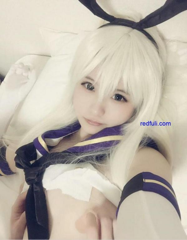 cosplay-舰娘岛风少女胖次无圣光私房写真 [14P/2MB]-福利好好看