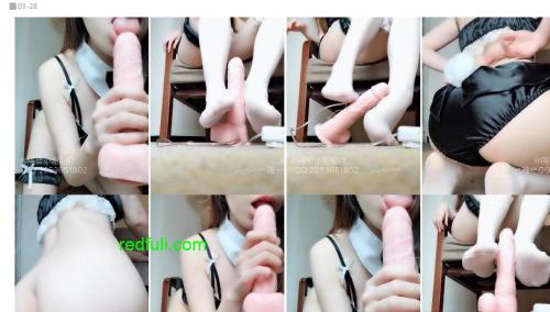 隔壁小姐姐 女仆白丝足交后入式1V-福利好好看