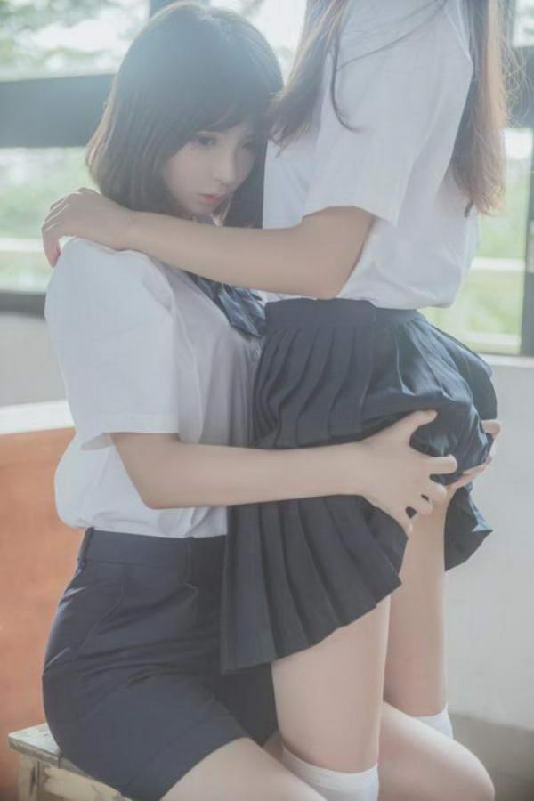 桜桃喵-JK百合[43P]-福利好好看