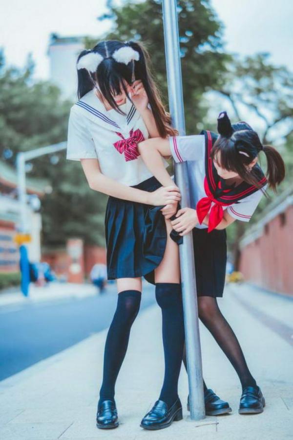 桜桃喵-JK百合．续[33P]-福利好好看