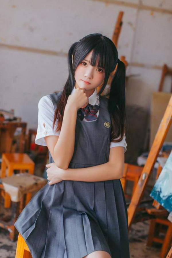桜桃喵-画室少女[17P]-福利好好看