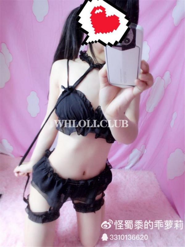 邻座的怪阿松 黑色性感内衣套装[42P]-福利好好看