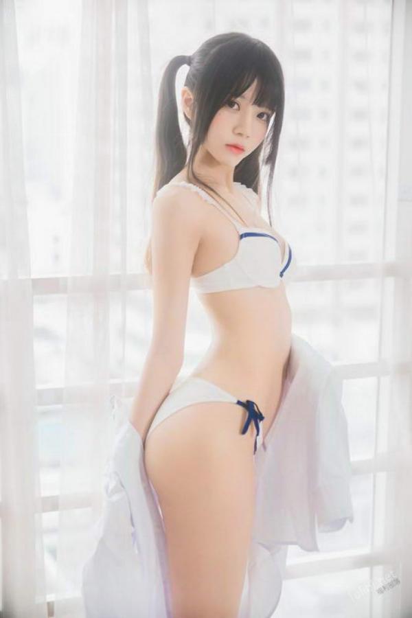 桜桃喵-白衬衫双马尾[94P]-福利好好看