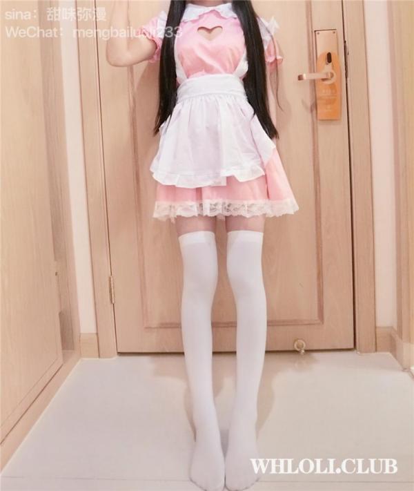 萌白酱粉白女仆尺度套图[76P]-福利好好看