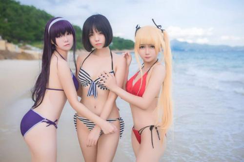 B站妹子@白金saki- 9套图包合集 [253P]-福利好好看