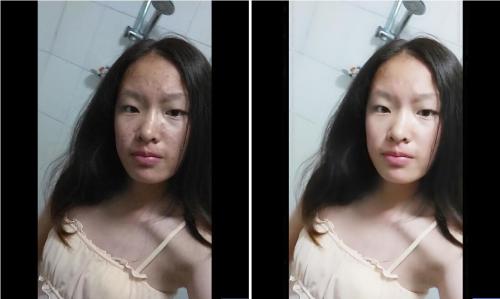 艺校妹子自拍之脸上长青春痘的学生妹子浴室自拍[3V]-福利好好看