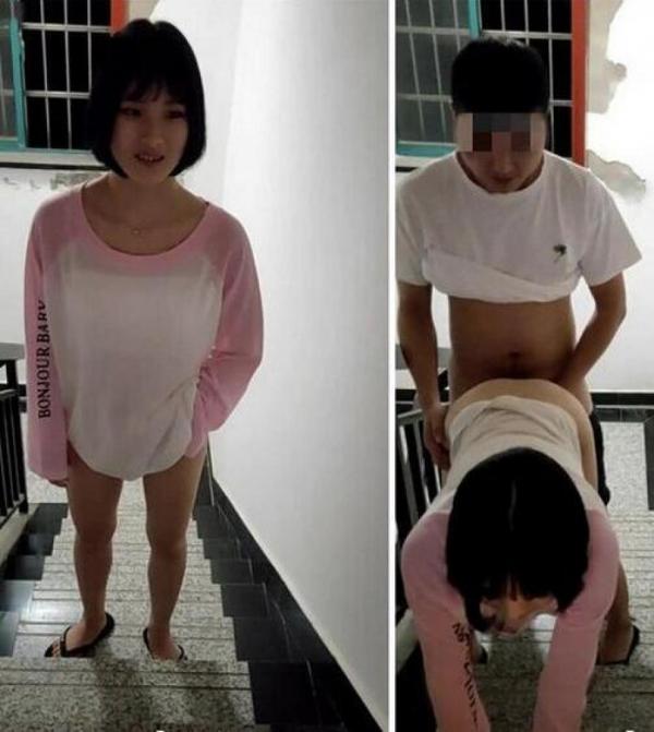 自拍福利短发萌妹子晚上楼道双人-福利好好看