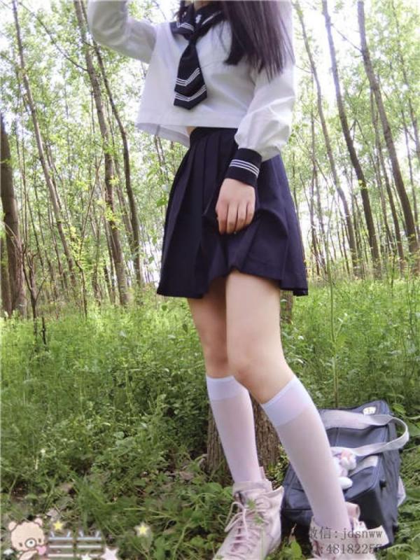 网络福利秀@萌兰酱-小树林里的JK少女 [58P]-福利好好看