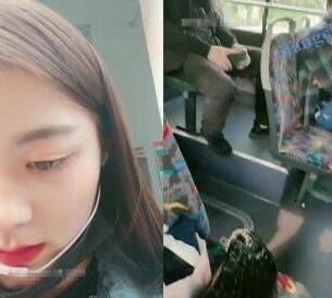 户外喷水大神-（陈小蜜）公交车上 路上走到哪喷到哪-福利好好看