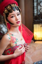 无忌影社出品之春节无圣光特辑 海棠春[68P/833M]-福利好好看