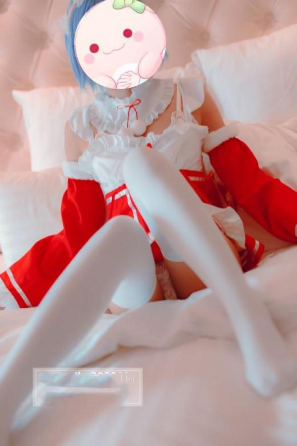微博红人@[奈莉酱]一个非常会完主题的一个MM-圣诞蕾姆原版高清（1V46P）[87.43M]-福利好好看