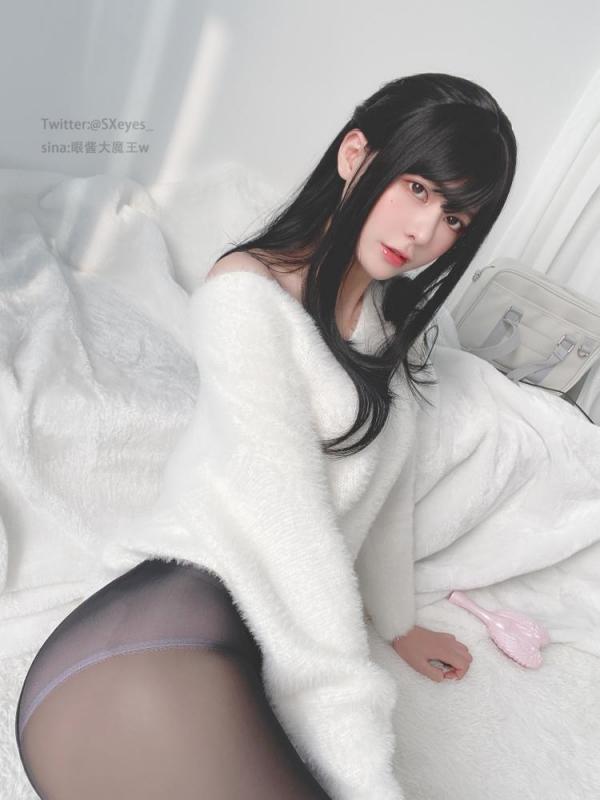 [图包]眼酱大魔王w – 黑丝毛衣 [39P/1V/171M]-福利好好看