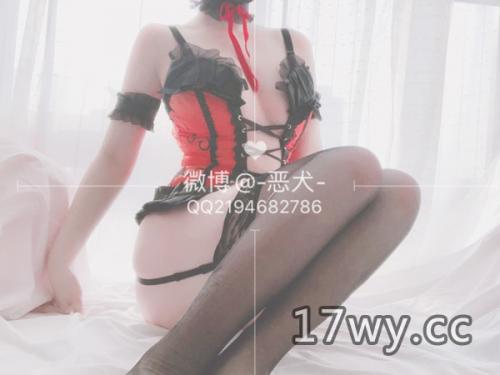 推特微博女神恶犬酱视频图包福利资源之黑丝束腰-福利好好看
