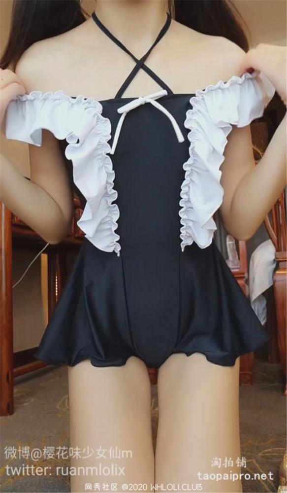 [网秀社区]软萌萝莉小仙最新作品3.11死库水女仆吸豆豆神器-福利好好看