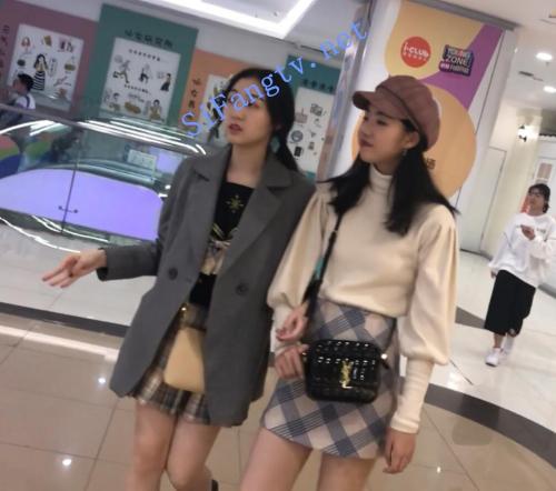 [CD抄底]精品国产bgg系列-ht584-585-JK格裙骚妹蕾丝半透明内-福利好好看