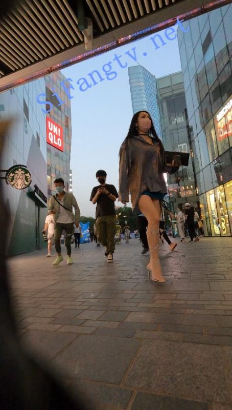 [首发CD]名门夜宴2020街拍系列22-美女这高跟鞋真骚真诱惑-福利好好看