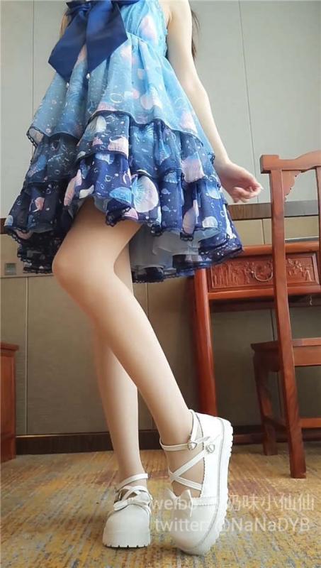 软萌萝莉小仙最新–蓝色洛丽塔[1V/1.45G]-福利好好看