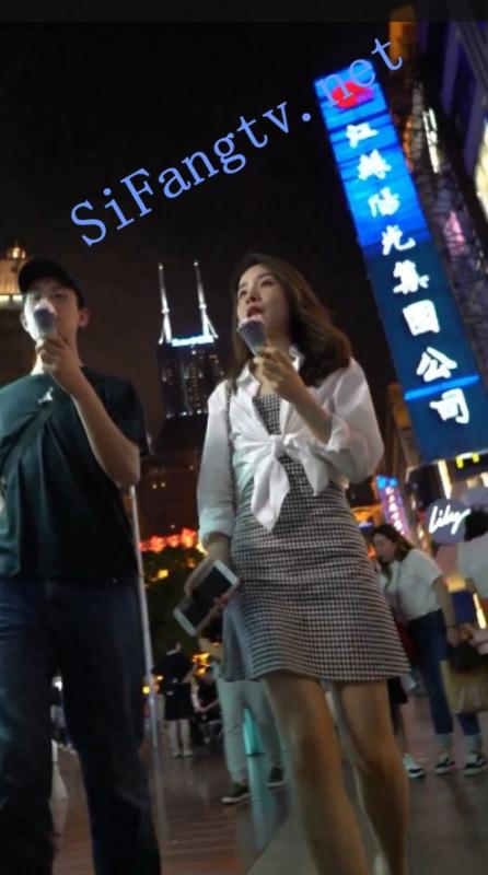 [首发CD]华尔兹2019街拍系列46-吃冰淇淋的高颜值美女NN小脏-福利好好看