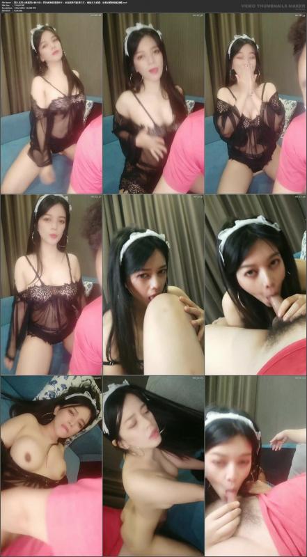 国人老哥大战泰国大奶少妇，黑色透视装揉搓奶子，近距离特写舔屌口交，抽插无毛逼逼，边操边摸奶骑脸插嘴[sMXVU/693.7M]-福利好好看