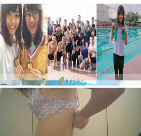 ⏩学校运动会游泳比赛女运动员更衣室tp女选手换衣服,附领奖照片与当天泳衣对比-福利好好看