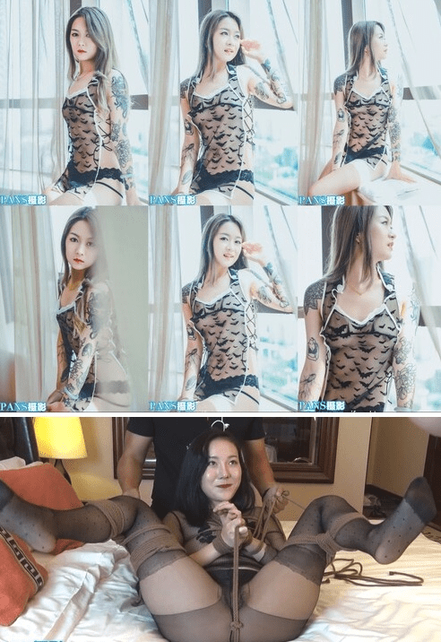 PANS內部視頻流出極品御姐美模[果汁+小白]賓館露三點大膽繩藝私拍[30P/2V/1.14G]-福利好好看