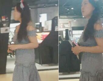 一路跟拍不穿内裤在商场里到处瞎逛的长裙少妇-福利好好看