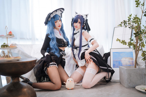 COS福利rioko凉凉子(肉扣热热子)–奥古斯特女仆装[40P2V-652MB]-福利好好看