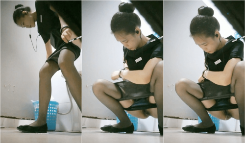 售楼部蹲守连拍两次❤️丸子头黑丝美少妇的小黑鲍-福利好好看