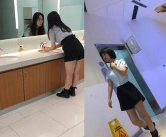 《极品CP㊙️魔手外购》女人坑女人!电报群高价套餐㊙️牛逼女厕拍大手国内某商业广场女洗手间实地随拍都是女人好下手-福利好好看