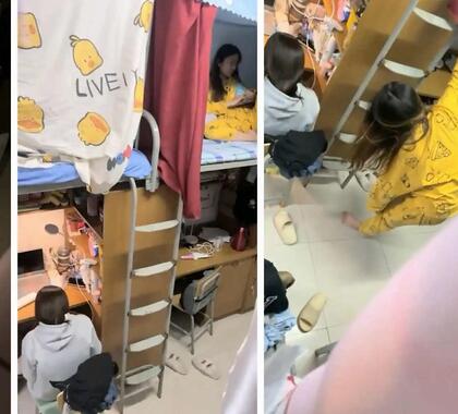 甜美邻家小妹沉浸式一边和舍友聊天一边tp她们的春光极品粉-福利好好看