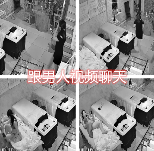 [破解摄像头]美容院老板娘性欲无处释放视频裸聊自慰-福利好好看