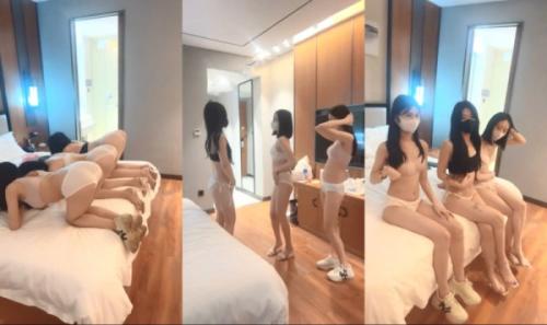 强烈推荐~女神团出征爽爆了[玺玺玺啊]三仙女对战男模~~！新一轮密码房火热开启中~身材修长~[GXE1X/1V/2.25G]-福利好好看