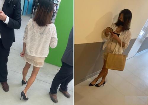 大神尾随偷拍美女裙底风光屌到不行，超级稀有极品无内！超短连身裙骚货美女居然没有穿内裤就敢逛街-福利好好看