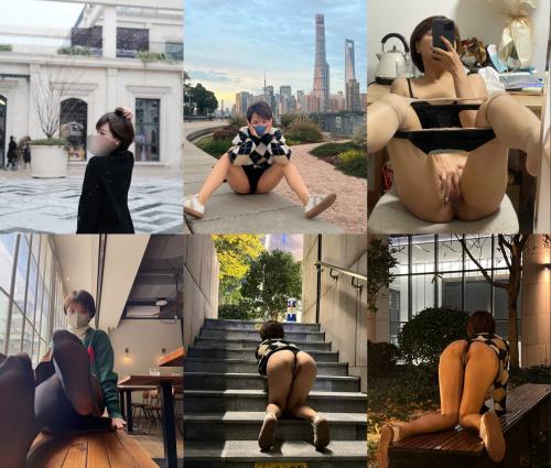 《极品女神反差泄密》推特上海干练短发气质美女姐姐[未央]收费群福利~骚婊无时无刻不在放骚~紫薇喷水露出百合超级带感-福利好好看