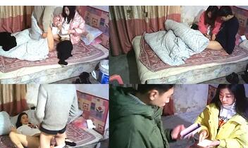 《隐蔽真实泄密》城中村几个颜值姐妹租用民房改为专用炮房一个是极品干这个可惜了-福利好好看