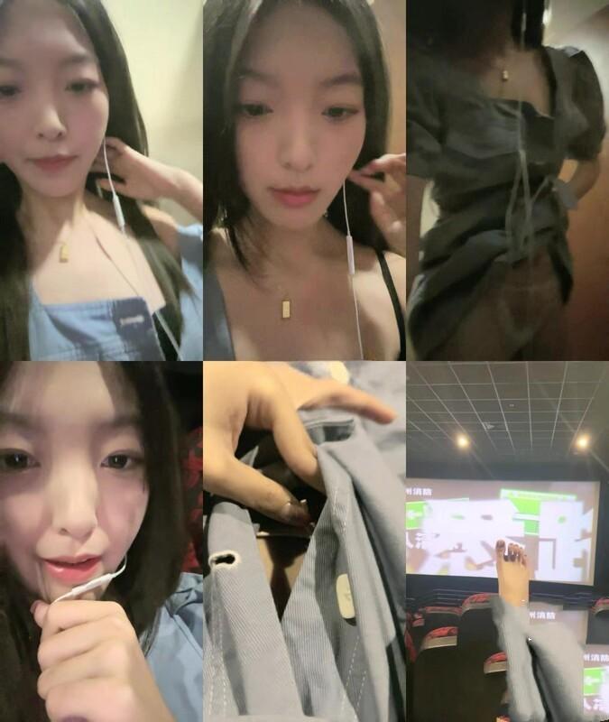大二校花女神，[清纯学妹啦]，下午场的电影，没有别人包场了，逼里塞跳蛋，喜欢这种刺激的感觉，身材超棒~！~撸管佳作-福利好好看
