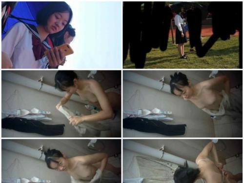 屌丝男给女同学修电脑利用上厕所在卫生间偷装摄像头偷拍她洗澡貌似身材还可以哈-福利好好看