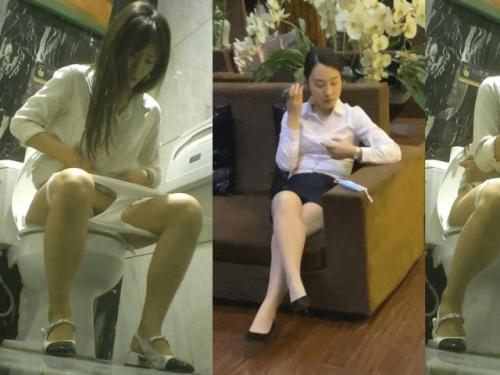 [魔手外购极品CP]美女如云奢侈品商场女厕真全景偸拍数位制服气质小姐姐方便丝袜高跟擦逼尿尿看细节-福利好好看
