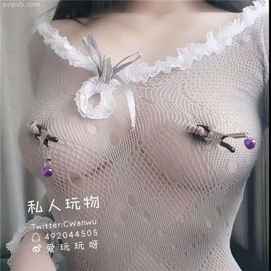 私人玩物（爱玩玩呀）最新私人定制作品–灰色连体网衣-福利好好看