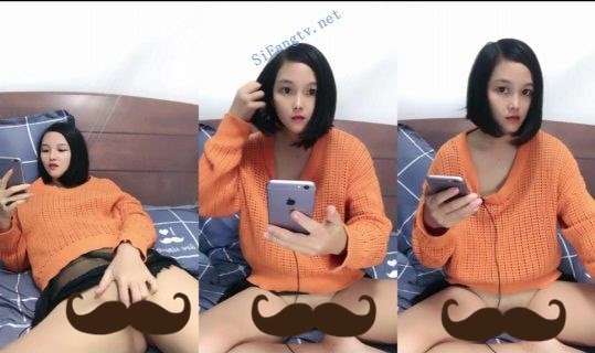 【小7妹】穿着橘黄色衣服的小妹妹躺床上露着下体各种诱惑-福利岛