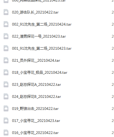 探花 4.22-24合集 23V 18G
