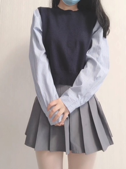 仙仙小草莓 最新定制JK道具 290M